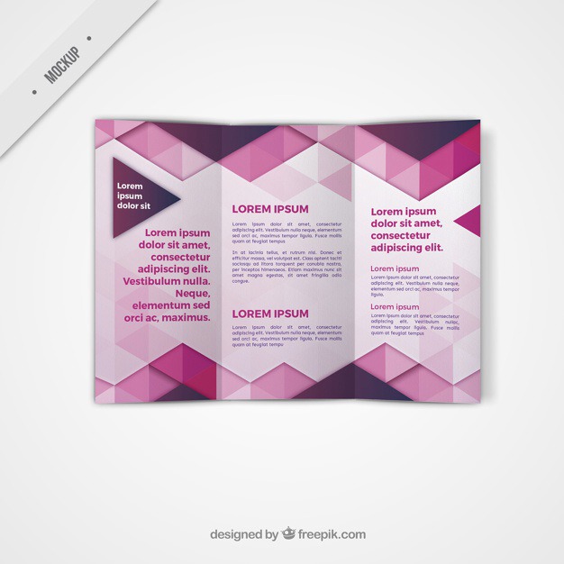 Modern geometrical trifold mockup Free Psd. See more inspiration related to Brochure, Flyer, Mockup, Business, Abstract, Template, Geometric, Shapes, Leaflet, Text, Flyer template, Stationery, Corporate, Mock up, Company, Modern, Booklet, Polygonal, Information, Geometric shapes, Trifold, Triangles, Abstract shapes, Low poly, Up, Geometrical, Stylish, Low, Mock and Geometrical shapes on Freepik.