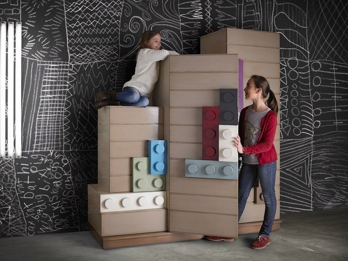 Lego furniture for children's rooms, by Lola Glamour - www.homeworlddesign.com (8) #furniture #kidsrooms #lego
