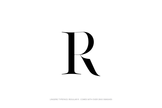 Lingerie Typeface - The Most Advanced Typeface For Fashion And Luxury by Moshik Nadav Typography #Lingerie #Typeface #Fashion #FashionTypogr