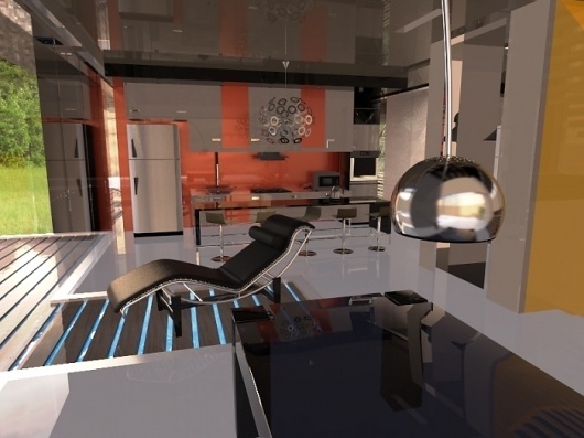 3D Rendering by Diego Pinzon at Coroflot #interior #loft #diego #render #pinzon #design #architecture