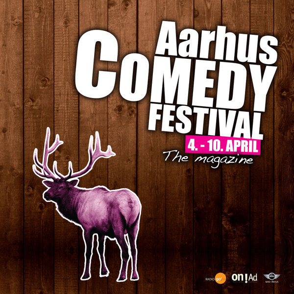 Ã…rhus Comedy Festival #deer #reindeer #structure #wood #comedy #poster #moose
