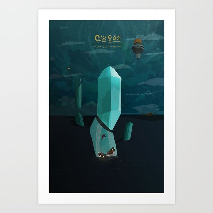 Into the Desert Art Print