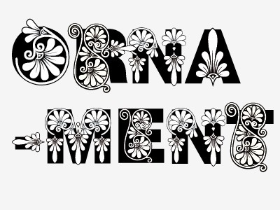Dribbble - Ornament by Ana Types Type #ornament #of #grammar #the