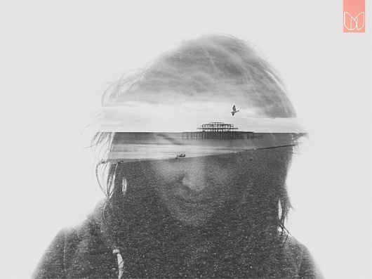 DOUBLE EXPOSURE PORTRAITS on the Behance Network #photography