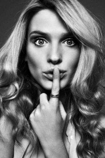 slyAPARTMENT #white #black #portrait #blonde #and #ring #female