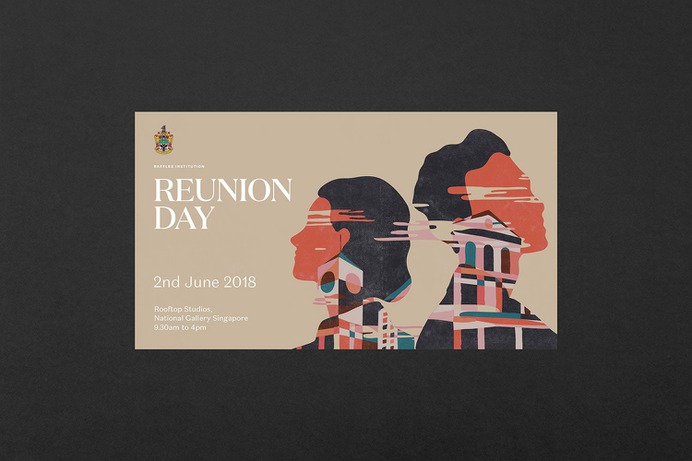 Raffles Institution Reunion Day - Mindsparkle Mag Darling Visual Communications curated an identity system for Rafflesians' dinner anniversary. Event collaterals included main graphics, stationery, packaging, booklet and digital banners. #logo #packaging #identity #branding #design #color #photography #graphic #design #gallery #blog #project #mindsparkle #mag #beautiful #portfolio #designer