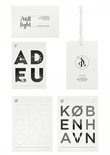 Klas Ernflo 'Still Light' identity & posters » Tom Walsh Design #ernflo #klas #print #identity #poster