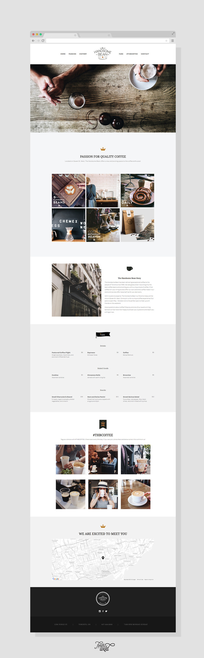 The Handsome Bean — Forth and Wild Studio