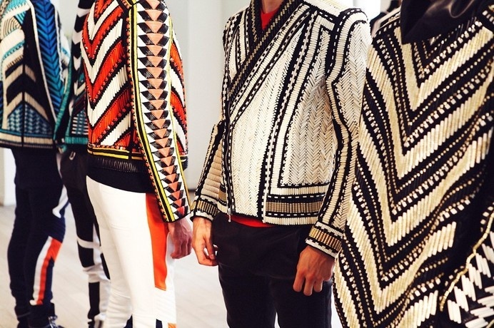 Balmain SS15 Mens collections, Dazed backstage #70 #sports #balmain #menswear #fashion