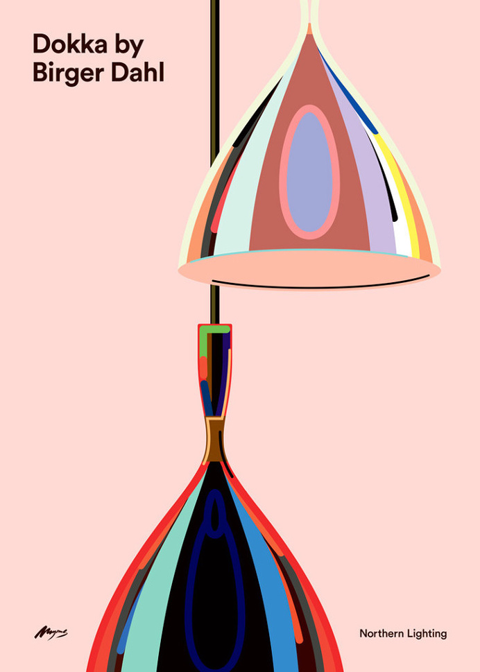 Northern Lighting #byhands #poster