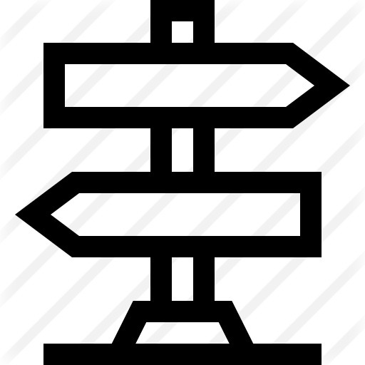 See more icon inspiration related to road sign, signaling, panel, orientation, directional, signs, sign and direction on Flaticon.