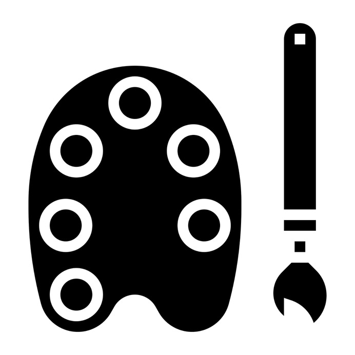 See more icon inspiration related to brush, art, color plate, art and design, brusher, color and colors on Flaticon.