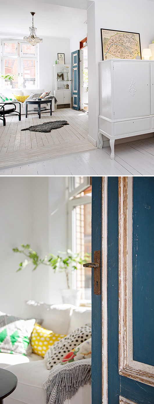 french blue in sweden / sfgirlbybay #interior #design #decor #deco #decoration