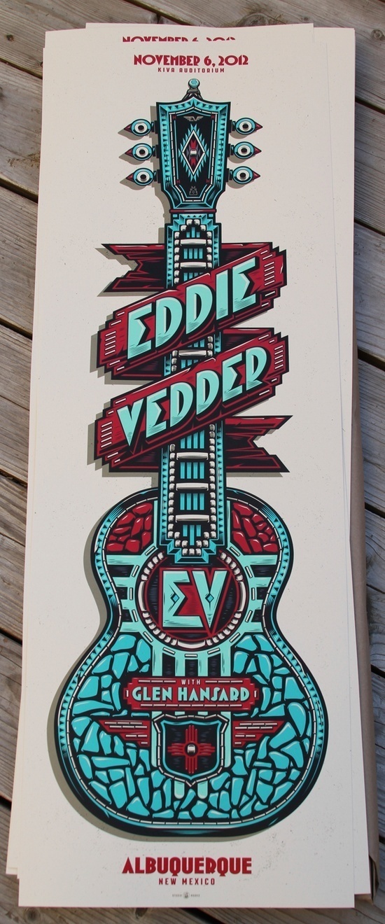 Eddie Vedder's Albuquerque Poster #poster