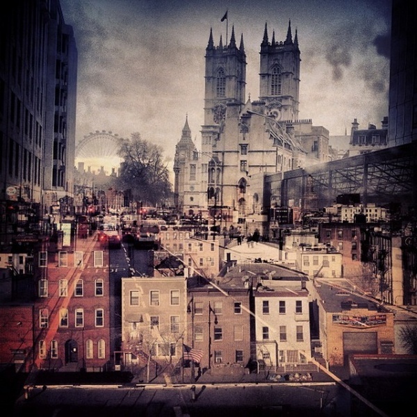 New York + London #inspiration #photography #double #exposure