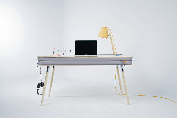 Oxymoron Desk by Anna Lotova #minimalist #desk #minimalism