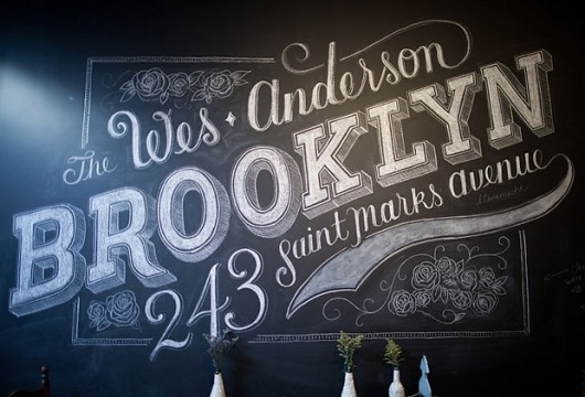 Dana Tanamachi / Custom Chalk Lettering #design #graphic #chalk #art #brooklyn #typography