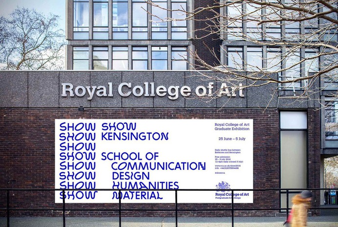 Royal College of Art – SHOW Exhibition Identity