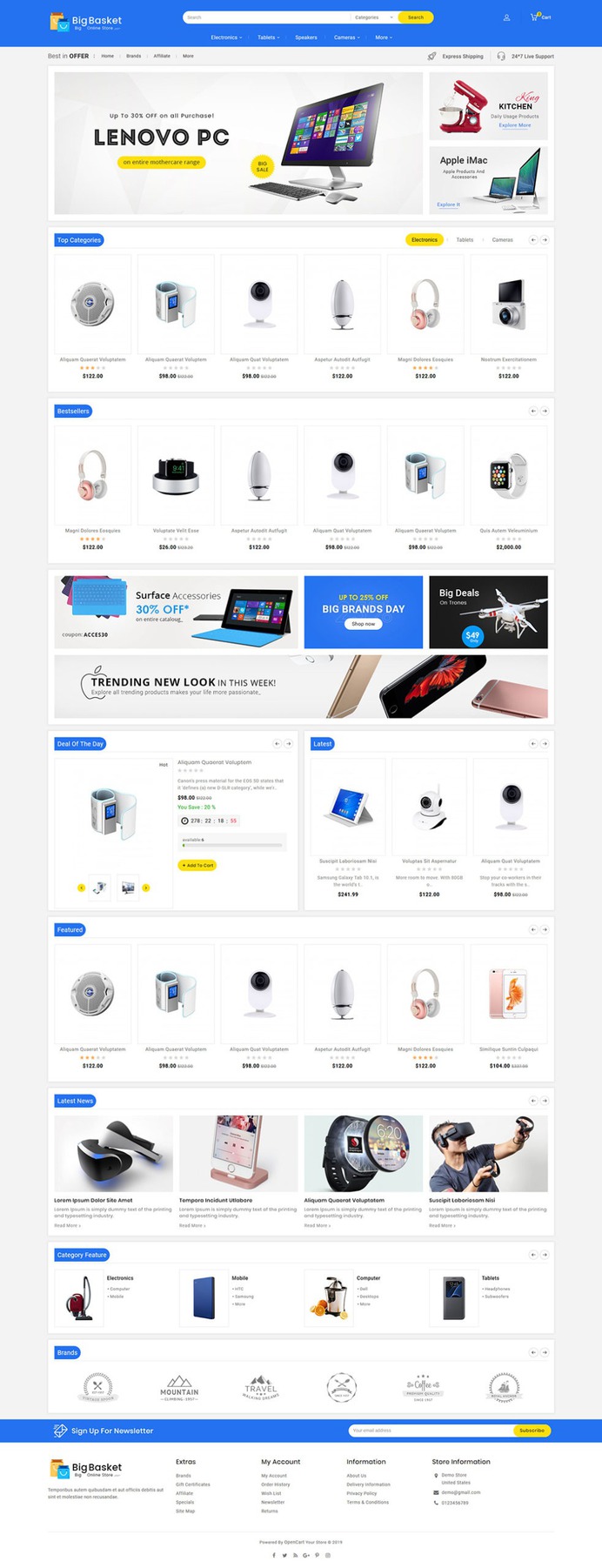 Big Basket - Multipurpose WooCommerce Responsive Theme | TemplateTrip