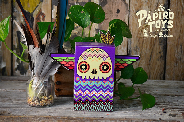 PAPER TOYS SERIE I on Behance #vector #mexico #illustration #quetzal #paper #toy