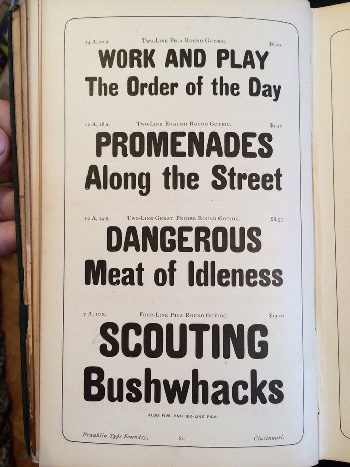 Meat of Idleness | Flickr - Photo Sharing! #font #specimen #lettering #design #type