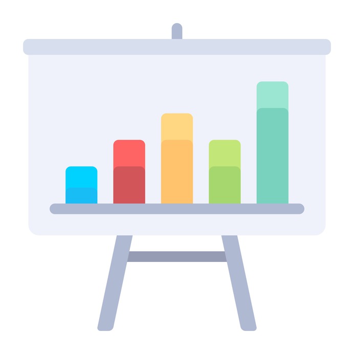 See more icon inspiration related to stand, presentation, statistics, business, stats, bars graphic and bars chart on Flaticon.