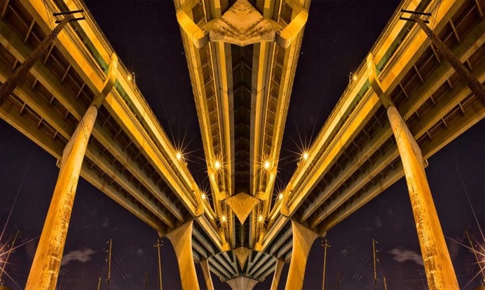Roadschachs: Stunning Bridges of Portland by David McLaughlin