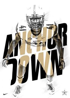 Cool Football Graphic Design Idea