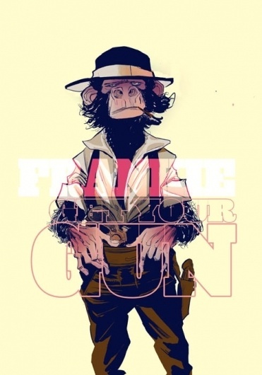 tumblr_m11w9wOud91qbc9oso1_500.jpg (490×700) #illustration #robbi #monkey #rodriguez