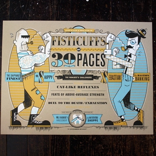 We Are the Scenery — Fisticuffs at 30 Paces Poster #poster