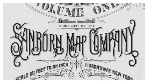 Sanborn maps logo Washington 1903