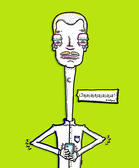 "Caradura" by Molly Yllom #illustration #character #design