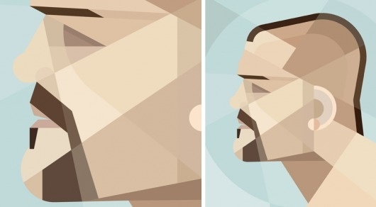 Independent #vector #graphic #geometric #daly #illustration #portrait #jack #prokofiev #art