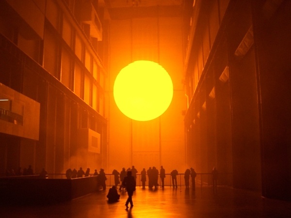 The Weather Project at the Tate Modern by Olafur Eliasson:, 2003 #of #potency #color