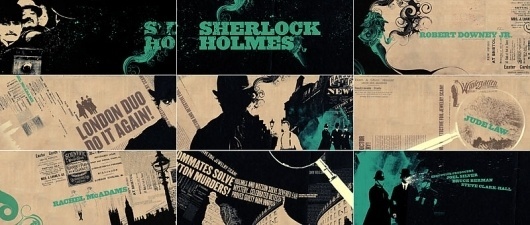 Graphic-ExchanGE - a selection of graphic projects - Sherlock Holmes by Prologue #sherlock #animation #design #titles #film #holmes