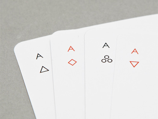 Iota Playing Cards by Joe Doucet #cards #minimal #playing