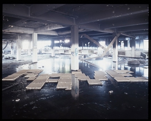 Large Type in Abandoned Spaces on Typography Served #photography #typography