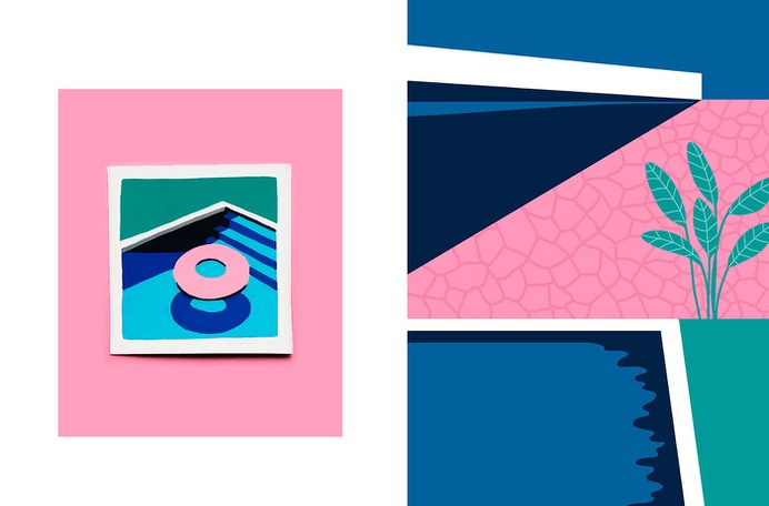 palm springs on Behance