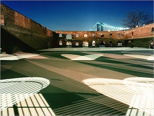 Scenes From the Night Shift - NYTimes.com #shadows #dusk #stripes #photograph #warehouse #empty #lighting #bridge #shadow