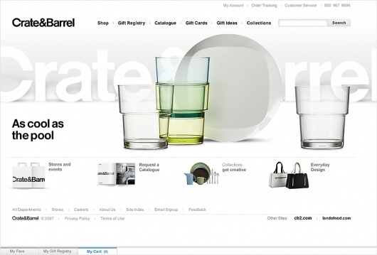 Sam Dallyn - Crate and Barrel - Ecommerce website #dallyn #sam