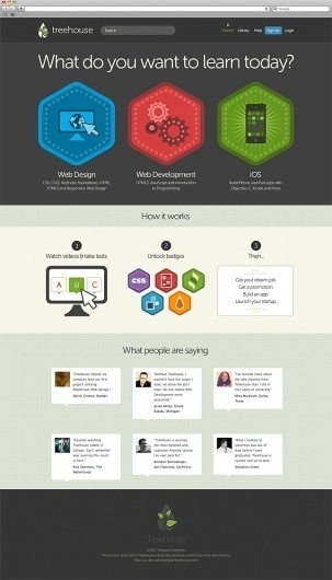 Building Treehouse | Mike Kus #website #layout