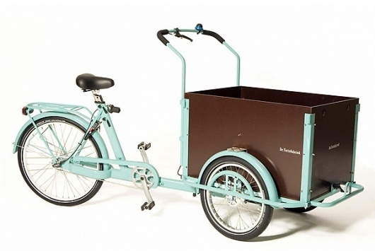 Rolling Orange Bakfietsen Bikes (NOTCOT) #bicycle