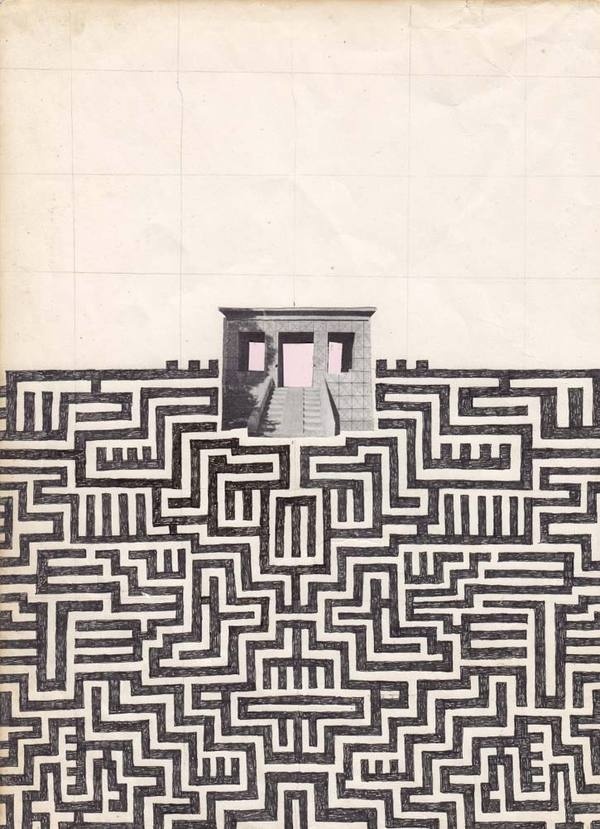 Matthew Craven FRGMNTS, Gallery Hijinks SF REDEFINE magazine #white #pattern #black #poster #and #collage