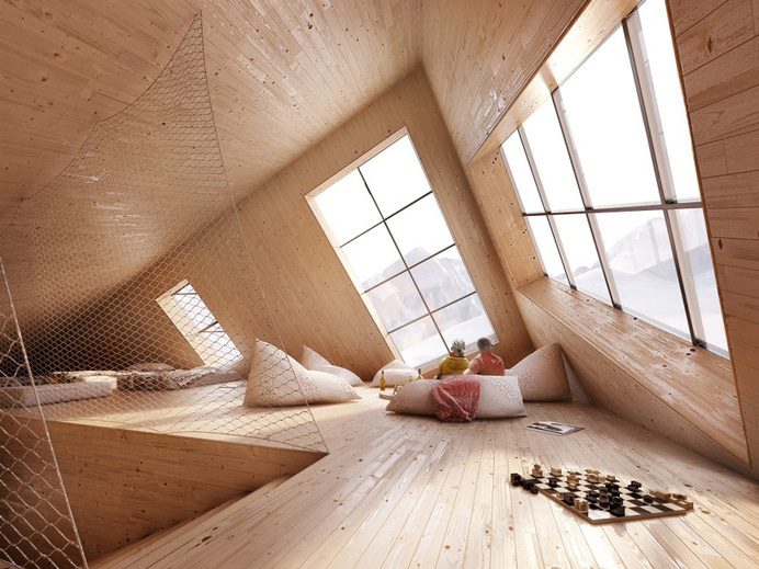 atelier-8000-kezmarska-hut-slovakia-6 #wood #spaces #set