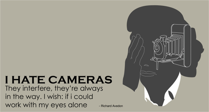 Post Traumatic Selfie Disorder #illustrator #design #richard #avedon #photogrphy #minimal
