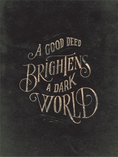 Help Ink — Good Deeds #print #poster
