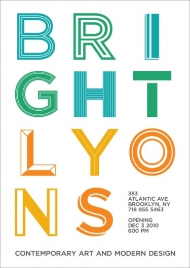 ++ #bright #tida #tep #lyons #postcard #brooklyn #typography