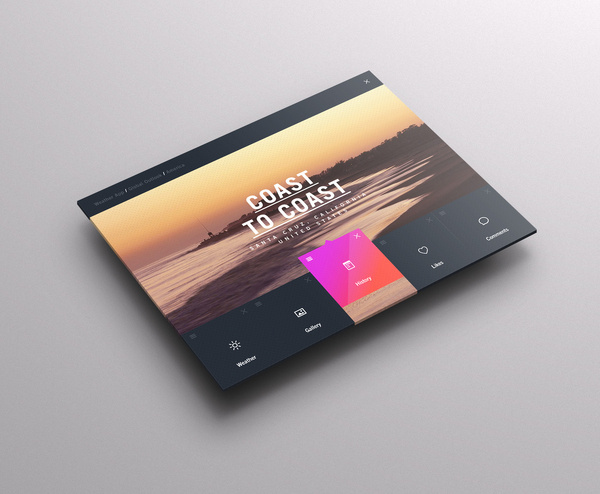 Weather Dashboard / Global Outlook (3) #pattern #weather #pink #portal #summer #gradient #beach #waves