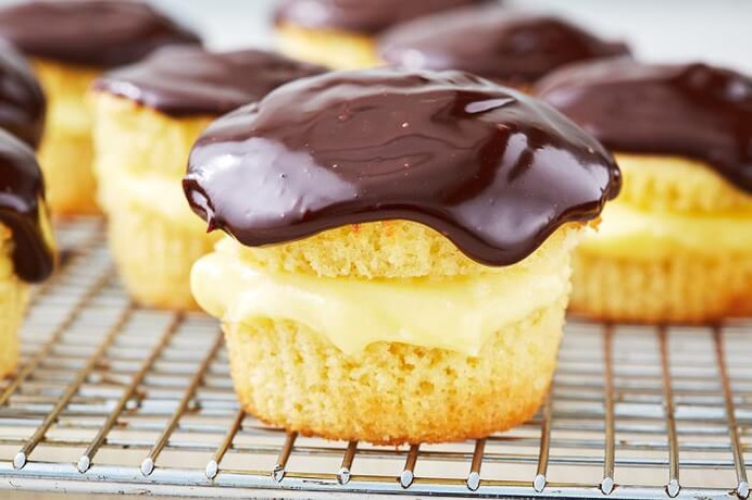 Boston Cream Cupcakes