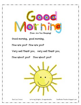 - Good Morning